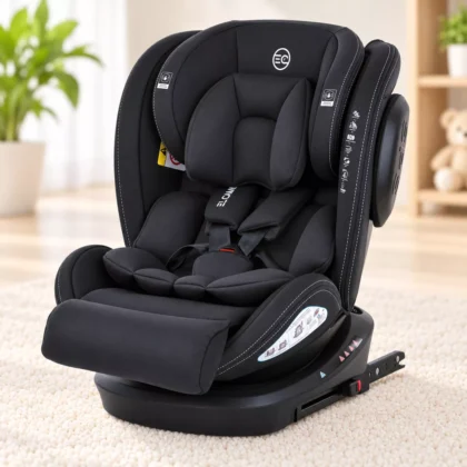 Дитяче автокрісло 0–36 кг ISOFIX 360° — Чорне, HH-1045-MB